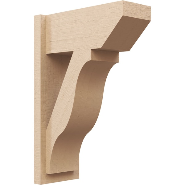Ekena Millwork 7 1/2-in W x 16-in D x 24-in H Funston Slat Rough Cedar Woodgrain TimberThane Outlooker, Primed Tan OUTUR075X16X24FST24RCPR - main